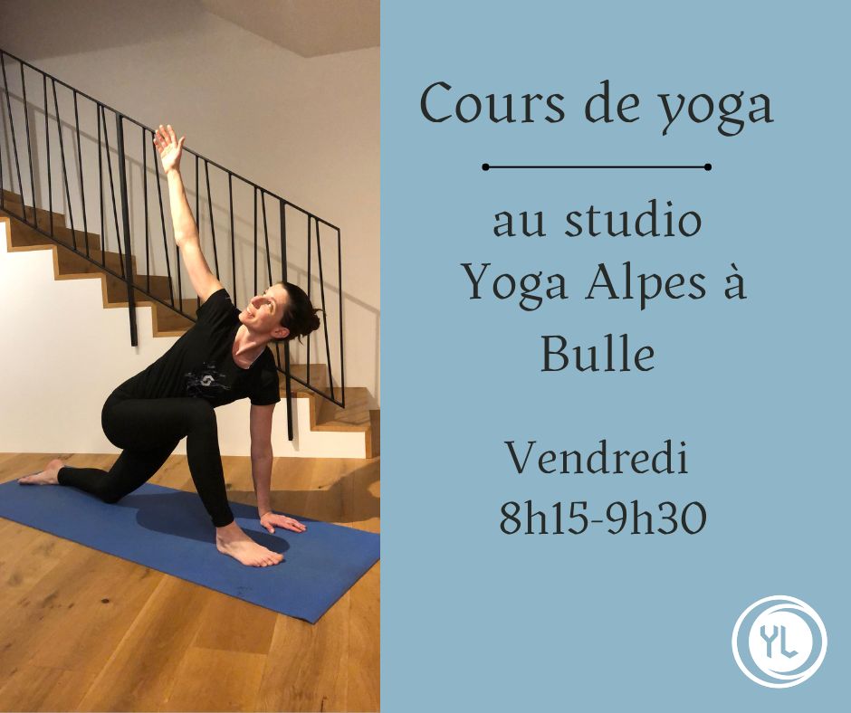 8h15-9h30 - Vinyasa doux avec Laurence